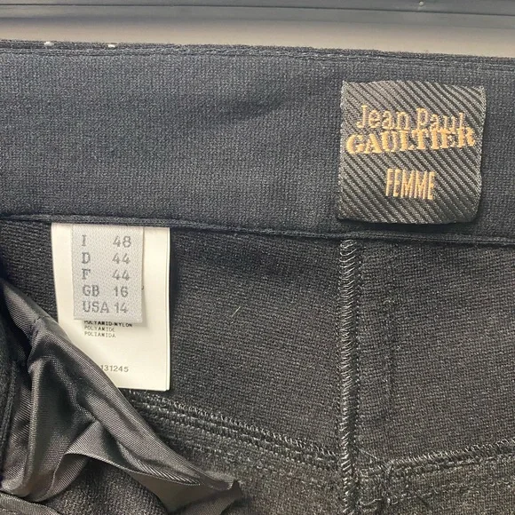 Jean Paul Gaultier Women’s Black Pants - Picture 6 of 7